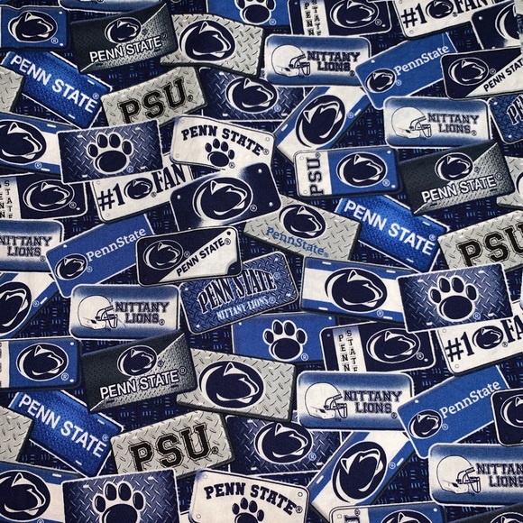 Penn State Nittany Lions License Plate Face Mask - Picture 3 of 3
